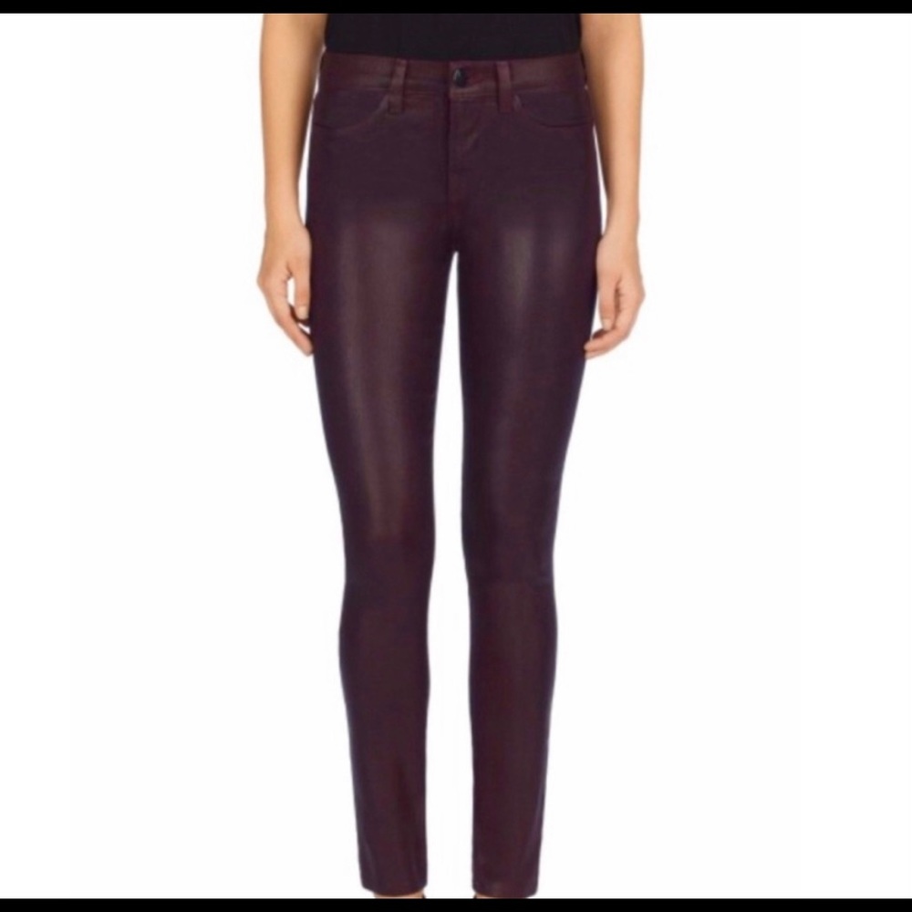 SOLD‼️ J. Brand Maria high waisted coated sparkly jeans❕